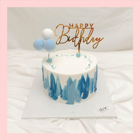 Bánh mini phụ kiện hiện đại - Bánh kem bơ mini 10-12cm