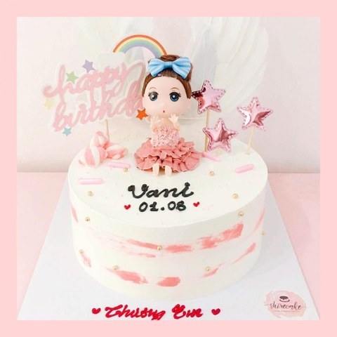 Bánh kem búp bê - Bánh sinh nhật bé gái