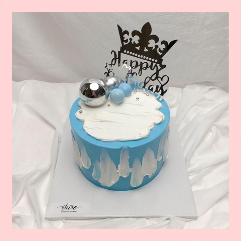 Bánh mini phụ kiện hiện đại - Bánh kem bơ mini 10-12cm