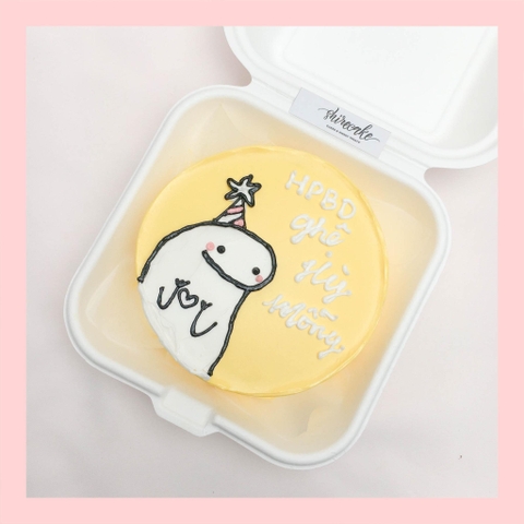 Mini Bento vẽ hình ngộ nghĩnh - Bánh kem bơ mini hộp bã mía