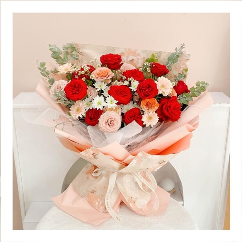 Bó hoa tươi tặng sếp nam