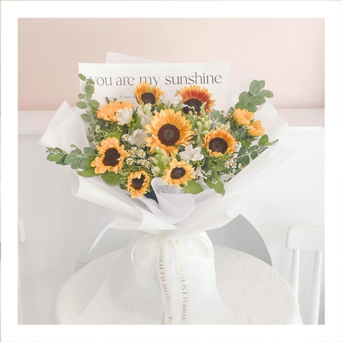 Bó hoa tươi tốt nghiệp