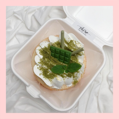 Mini Bento nhiều chủ đề - Bánh kem bơ mini hộp bã mía
