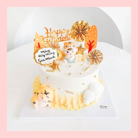 Bánh kem tuổi dần/con cọp - Bánh sinh nhật trẻ em