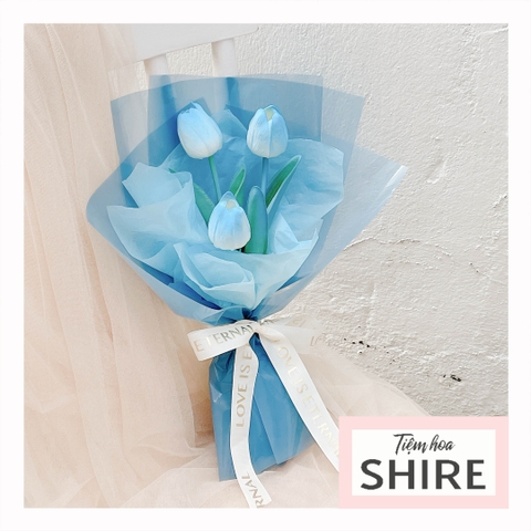 Hoa tulip PU dạng bó