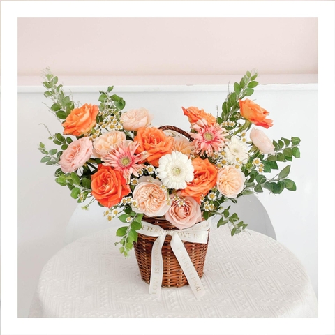 Giỏ hoa tươi mừng khai trương