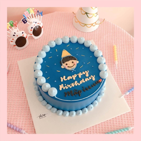 Bánh kem vẽ người nam - Bánh kem sinh nhật cho nam