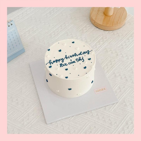 Bánh mini style Hàn Quốc -  Bánh kem bơ mini 10-12cm Korean style