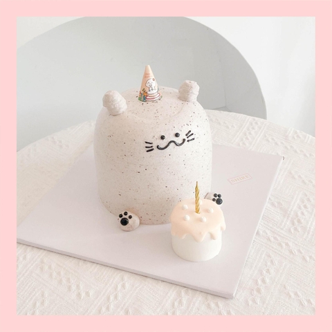 Bánh kem tạo hình con mèo/ con chó 3D cho các bé - Bánh kem sinh nhật