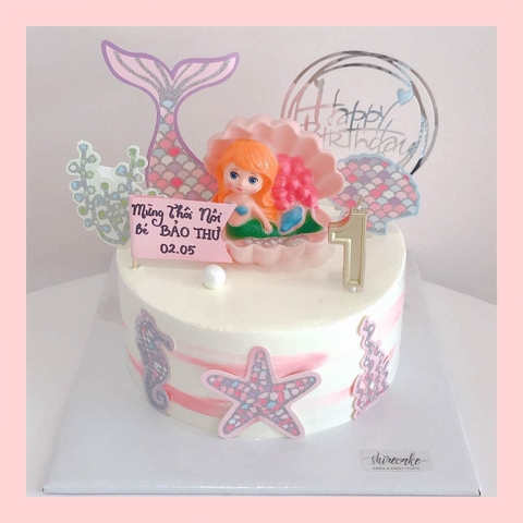 Bánh kem nàng tiên cá Ariel - Bánh sinh nhật công chúa Disney