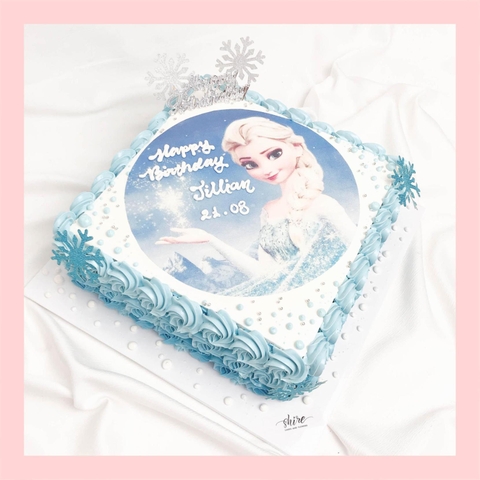 Bánh kem nữ hoàng băng giá Elsa - Bánh sinh nhật công chúa Disney