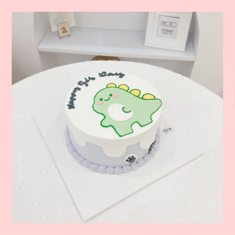 Bánh vẽ hình các con vật dễ thương - Bánh sinh nhật trẻ em