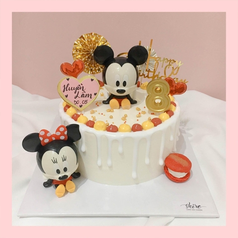 Bánh kem Gấu Pooh/Mickey - Bánh sinh nhật trẻ em