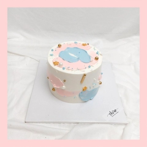 Bánh mini style Hàn Quốc -  Bánh kem bơ mini 10-12cm Korean style