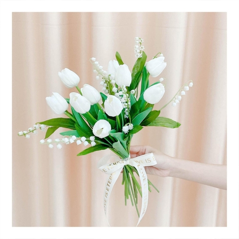 Bó hoa cưới cầm tay - Hoa khô/hoa bất tử