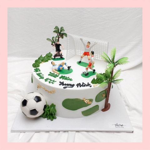 Bánh kem bóng đá - Bánh sinh nhật bé trai