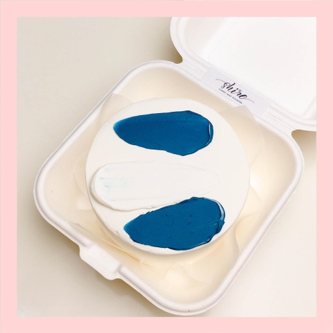 Mini Bento tone màu mix - Bánh kem bơ mini hộp bã mía