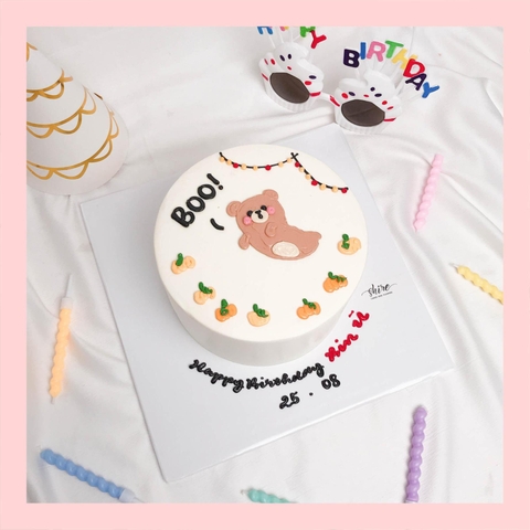 Bánh mini hình thú cute cho bé  - Bánh kem bơ mini 10-12cm