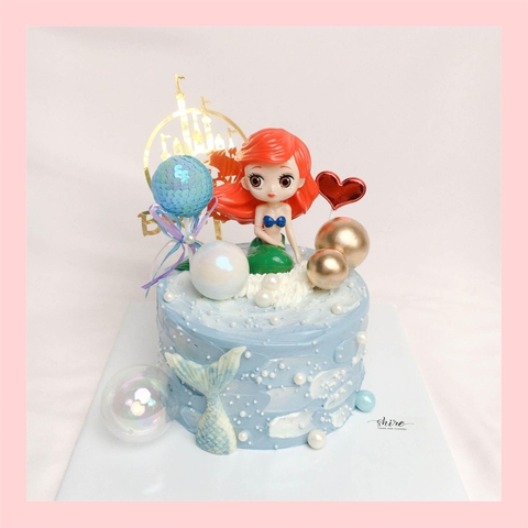 Bánh kem nàng tiên cá Ariel - Bánh sinh nhật công chúa Disney