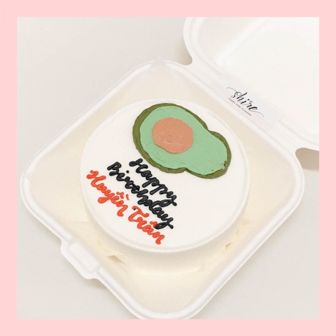 Mini Bento trái cây khác - Bánh kem bơ mini hộp bã mía