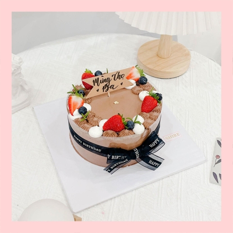 Mousse lạnh chocolate - Bánh kem sinh nhật kiểu âu