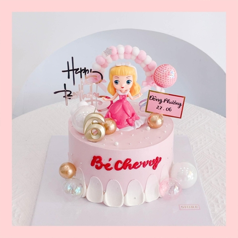Bánh kem người đẹp ngủ trong rừng Aurora - Bánh sinh nhật công chúa Disney