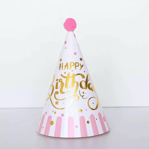 Mũ (Nón) sinh nhật giấy bóng Hàn Quốc