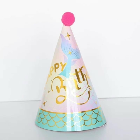 Mũ (Nón) sinh nhật giấy bóng Hàn Quốc