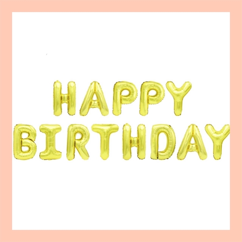 Phao chữ Happy Birthday