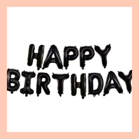 Phao chữ Happy Birthday