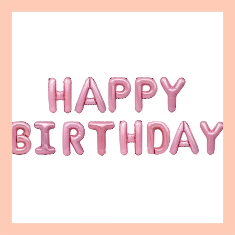 Phao chữ Happy Birthday