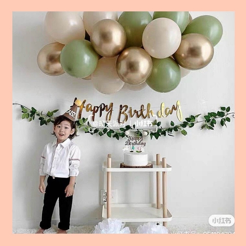 Bong bóng TX - Tone màu tây (Set 10 bóng)