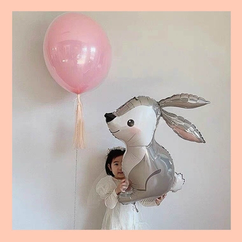 Phao lẻ - Hình thỏ xám