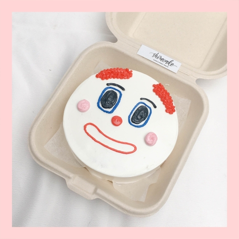 Mini Bento vẽ hình ngộ nghĩnh - Bánh kem bơ mini hộp bã mía