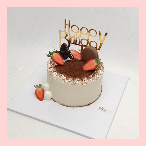 Tiramisu cỡ nhỏ 12-14cm - Bánh kem tiramisu dạng ổ