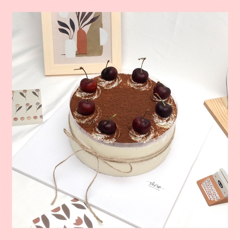 Tiramisu trang trí trái cây - Bánh kem tiramisu dạng ổ