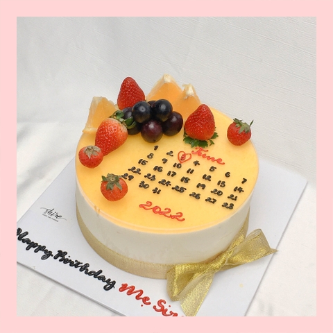 Mousse lạnh chanh dây - Bánh kem sinh nhật kiểu âu