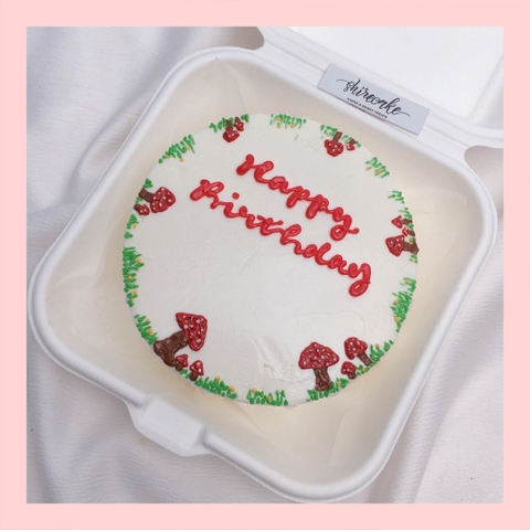Mini Bento nhiều chủ đề - Bánh kem bơ mini hộp bã mía