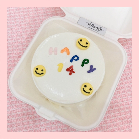 Mini Bento nhiều chủ đề - Bánh kem bơ mini hộp bã mía