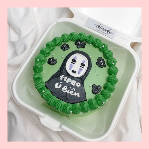 Mini Bento vẽ hình ngộ nghĩnh - Bánh kem bơ mini hộp bã mía