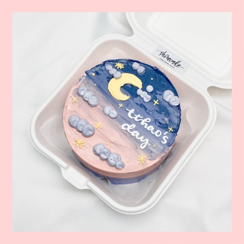 Mini Bento nhiều chủ đề - Bánh kem bơ mini hộp bã mía