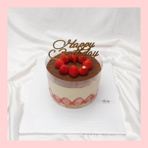 Tiramisu cỡ nhỏ 12-14cm - Bánh kem tiramisu dạng ổ