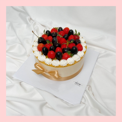 Mousse lạnh chanh dây - Bánh kem sinh nhật kiểu âu