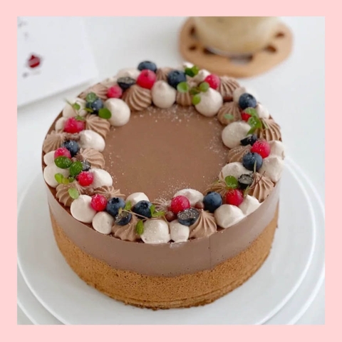 Mousse lạnh chocolate - Bánh kem sinh nhật kiểu âu