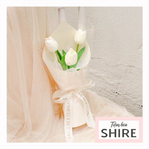 Hoa tulip PU dạng bó