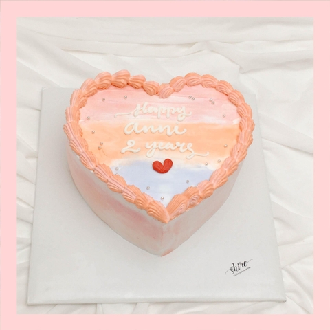 Bánh kem hình trái tim