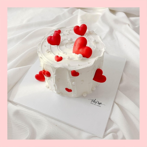 Bánh mini tình yêu/trái tim  - Bánh kem bơ mini 10-12cm