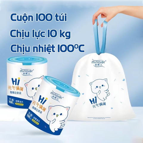 Túi đựng rác tiện lợi - Bảo vệ môi trường - Thương hiệu Tấn Tài  - Chất liệu thân thiện môi trường - Kích thước đa dạng