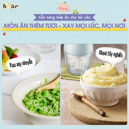 Máy xay ăn dặm 0.3L Bear QSJ-A01F2 (GR-B03V2)