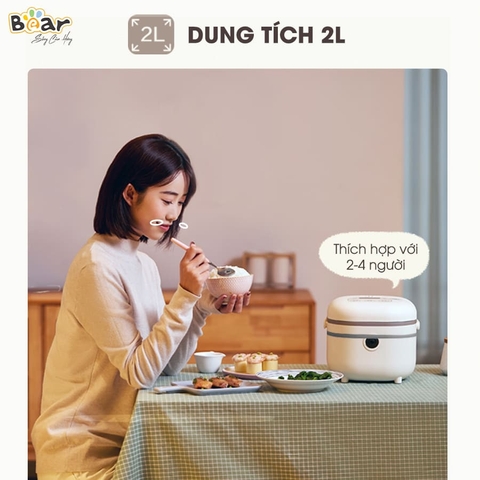Nồi cơm điện thông minh Bear SUBE015 DFB-B20A1